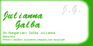 julianna galba business card